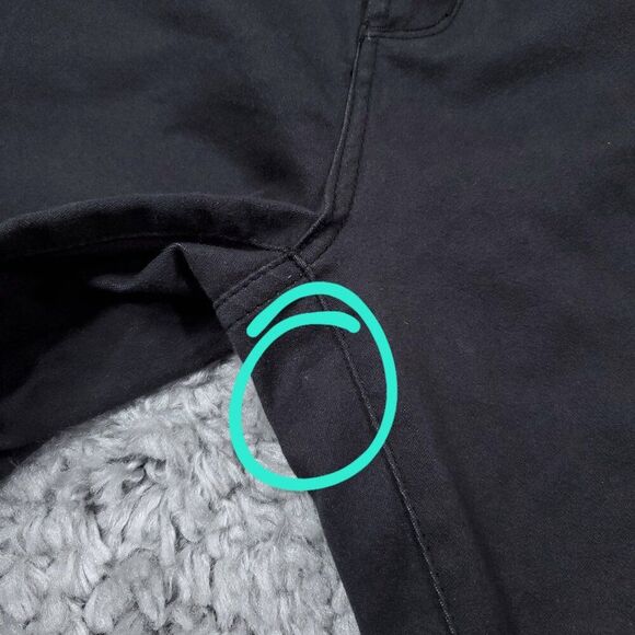 NYDJ Legging Rolled Skinny Jeans Gray Lift Tuck Stretch Size 12 Slimming - Picture 7 of 13